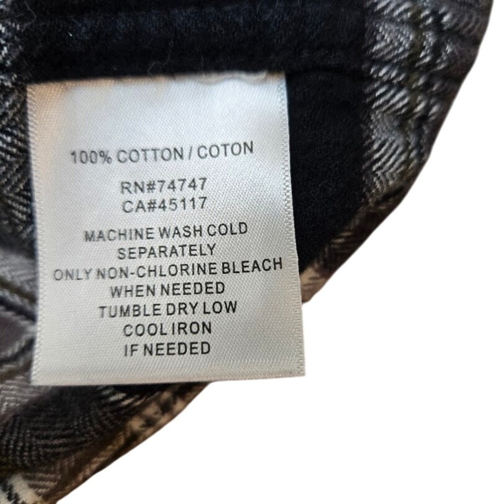 Red Head Mens Plaid Flannel Shirt Long Sleeve Button Down Warm Top Sz LT Tall - Picture 7 of 10